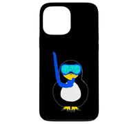 Snorkel Penguin Snorkeling Water Bird Scuba Diver Case for iPhone 13 Pro Max