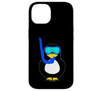 Snorkel Penguin Snorkeling Water Bird Scuba Diver Case for iPhone 14