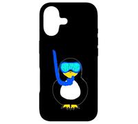 Snorkel Penguin Snorkeling Water Bird Scuba Diver Case for iPhone 17