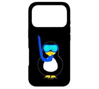 Snorkel Penguin Snorkeling Water Bird Scuba Diver Case for iPhone 17 Pro