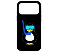 Snorkel Penguin Snorkeling Water Bird Scuba Diver Case for iPhone 17 Pro Max