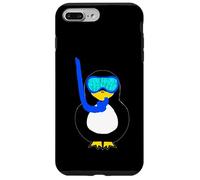 Snorkel Penguin Snorkeling Water Bird Scuba Diver Case for iPhone 7 Plus/8 Plus