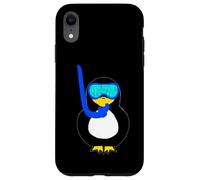 Snorkel Penguin Snorkeling Water Bird Scuba Diver Case for iPhone XR