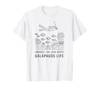 Snorkel The Lava Reefs, Galapagos Life Fun Ocean Adventure T-Shirt