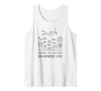 Snorkel The Lava Reefs, Galapagos Life Fun Ocean Adventure Tank Top