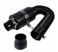 Snorkel Universal Car 3 Inch Carbon Fibre Cold Air Filter Feed Enclosed Intake Induction Pipe Hose Kit 1 Set Intake Hose Pipe