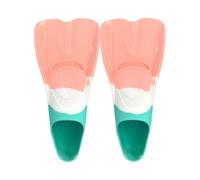 Snorkeling Flippers for Adult Water | Silicone Full Foot Swim Fins with Compact Pool Practice Fin Use