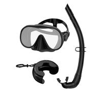 Snorkelling Equipment for Adults, Panoramic View Diving Equipment, Includes Storage Box, Adjustable Strap & Folding Set - For Training, Island Holidaymakers, Underwater Adventures and