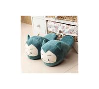 (Snorlax 3, 40-44 shoe size) Pokemon Cotton Slippers Snorlax Pikachu Psyduck Mudkip Charmander Eevee Glacia Umbreon Leafeon Plush Anime Plushie Shoes Gift