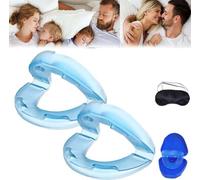 Snorva Anti-Snoring Mouthpiece, Universal Size for Men and Women, Silent Anti-Snoring Mouthpiece, Instant Anti-Snoring Device, for Peaceful Sleep(2pcs)