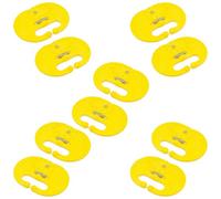 Snorvixre 10Pcs Calf Weaning Rings for Cattle Adjustable Nose Clip Suckling for Dairy Farm and Livestock Management Livestock Nose Rings