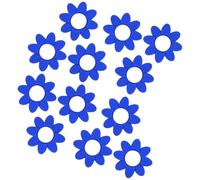 Snorvixre 12Pcs Tennis Squash Shock Absorbers Replacement Vibrations Dampener Flower Shape Silicone String Flower Shape Silicone String