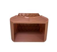 Snorvixre 3D Printed Hermit Crabs Habitat House with Optional Size Shelter Cave for Easy Cleaning and Living Pet Enclosure Reptiles Habitat Place