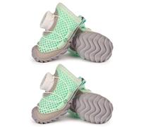 Snorvixre 4 Part Pet Footwear for Tiny Breeds Ventilated Net Upper Not Slip Rubber Base Customizable Handle Ending Modifiable Handle Dog Footwear for Small Breeds