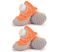 Snorvixre 4 Part Pet Footwear for Tiny Breeds Ventilated Net Upper Not Slip Rubber Base Customizable Handle Ending Modifiable Handle Dog Footwear for Small Breeds