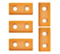 Snorvixre 5pcs Reliability Insulation Pad Acrylic Pad Gaskets Rings for Electrical Equipment Maintenances Electronic Engineering Tool