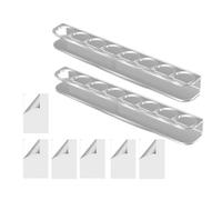 Snorvixre 8 Hole Storage Rack for Home and Lab Use Ideal for Medicines Bottles Essential Oils and Tubes Organiser Transparency Medicine Bottle Rack