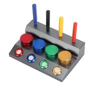 Snorvixre Ceramic Watch Oiler Dish 4 Compartment Oiler Dishes with Fine Tip Oiling Pen for Repair Maintenance Task Watch Maintenance Tool