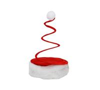 Snorvixre Curled Santa Hat Rose and White Fleece Mild Winter Plan Exemplary for Christmas Parties and Gifting Innovation Winterfest Headpieces