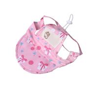 Snorvixre Dog Cats Sun Protective Hat Breathable Pet Baseball Cap Visors with Ear Holes and Adjustable Drawstring for Beach Walks Baseball Cap