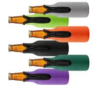 Snorvixre Dozen Elastic Drink Sleeves Condensation for Beach Use Outdoor Party Bottle Wraps