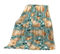 Snorvixre Elegant Space Throw Blanket Soft For Couch Comfort Reversible Warm Office Snooze Soft Throw