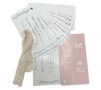Snorvixre Embroidery Manual Beginner Handbook with Step by Step Visual Tutorial Portable Sewing Guidebook for Stitching Practice Paper Sewing Instruction Book