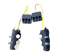 Snorvixre Ergonomic Grip Controller, Auto Clicks Low Latency for 7.9-13.5 Inch Tablets and Gaming Tablet Gaming Controller Auto Clicks Button Multiple Finger Layout Button Low Latency Technology Grip