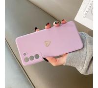 Snorvixre Ergonomic Resilient Matte Finish Cover Suitable For A16 Phone Device Featuring Artistic Heart Design And Gentle Texture Soft Case With Matte Edges