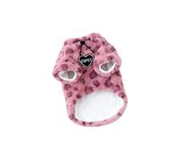 Snorvixre Fleece-Lined with Leopard Print for Winter Comfort and Cold Leopards Print Pet Outfit