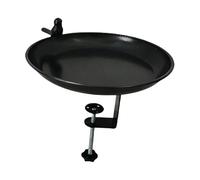 Snorvixre Freestanding Metal Bird Bath with Removable Basins Large Capacity for Lawns Yard and Wildlife Watching Hanging