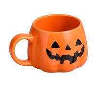 Snorvixre Halloween Oriented Ceramic Cup Pumpkin Shape Heat Immune Substance Permanent Colorperfect for Home Deck Otherwise Use Party Decoration Coffee