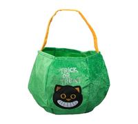 Snorvixre Holiday Season Velvets Candy Bag Oversized Pumpkin Design Seasonal Party Essential Party Accessory for Collection Gatherings Large Capacity Collection Bag