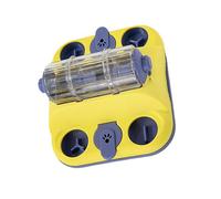 Snorvixre Interactively Slow Feeders Roller Toy for Dog and Cats Durability to Down Eating and Provide Mental Stimulation Easy-to-clean Modular Food Wheel Toy