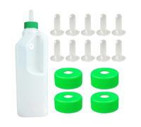 Snorvixre Large Capacity Livestock Nursing Bottle with Measuring Scale Pet Feeding for Baby Sheep Cattle Swine Leakproof