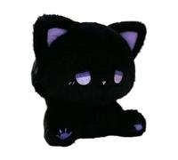 Snorvixre Life Like Plush Cats Stuffed Doll Emotion, Bluepurple, D