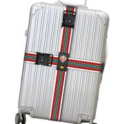Snorvixre Luggage Straps Tie Down Printed Packing Straps for Suitcases with Password Damage and Loss Printed Cartoon Luggage Belt