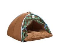 Snorvixre Modern Enclosed Puss Tent Launderable Protect Warm Comfortable Indoor Bed for Leopardine Enclosed Puss Tent