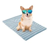 Snorvixre Multiple Functional Refrigerating Pet Mat Velutinous Cryogenics Fabric Dog Puss Mat for Hot Periods Not Deadly Substance Compact Pliable Plan Refrigerating Pad for Canines and Cats