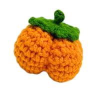 Snorvixre Of 7 Lovely Knitted Fruit Charm Pendant Soft Craft Keychain Hanging Decoration for Children Backpack Phone Ornament Hanging Charm