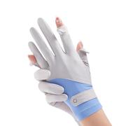 Snorvixre Outdoor Sun Protections Gloves Ice Silk Driving Cycling Nonslip Lady Thin Bicycles Riding Glove Enduring Sun Protections Outdoor Cycling Thin