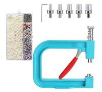 Snorvixre Pearls Setting Machine Bead Setting Beading Accessories Beads Fixing Machines for Craft Decoration Beads Rivet Fixing