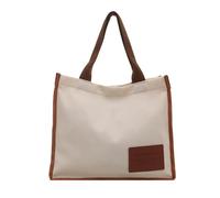 Snorvixre Practical Canvas Commuters Bag For Women Lightweight Spacious Shoulder Bag Casual Handbag For Work College Daily Use Lightweight Daily Use