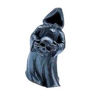 Snorvixre Practical Paracords Pendant Specter Skull Shape Decorative Lanyards Pendant Metal Texture for and Collectibles Hiking Equipment Enchantments