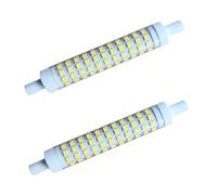 Snorvixre R7s LED Corn Lamp 10W Thousand Light Permanent Ceramic Housing Easy Installation for Garage Warehouse Office Permanent Earthenware LED Lamp