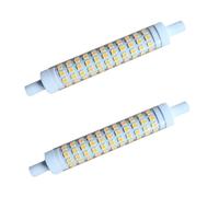 Snorvixre R7s LED Corn Lamp 10W Thousand Light Permanent Ceramic Housing Easy Installation for Garage Warehouse Office Permanent Earthenware LED Lamp
