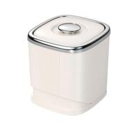 Snorvixre Rice Dispenser with Seal Seal Practical Grains Storage Container Rotating Bucket for Pastas Cereal and Bird Food Sturdy Container