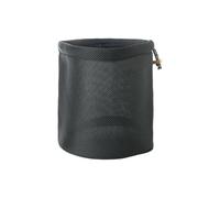 Snorvixre Round-Bottom Camping Utensil Breathable Mesh Design, Quick-Close Drawcord for Backpacking Essentials Camping Cookware Storage Bag Mesh Fabric Drawstring Outdoor Gear Organization