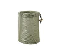 Snorvixre Round-Bottom Camping Utensil Breathable Mesh Design, Quick-Close Drawcord for Backpacking Essentials Camping Cookware Storage Bag Mesh Fabric Drawstring Outdoor Gear Organization