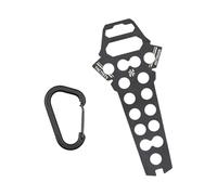 Snorvixre Rustproof Outdoor Tent Peg Organizers Stainless Steel Storage Holder for Camping Picnics Beach Easily to Carry Stainless Steel Storage Holder